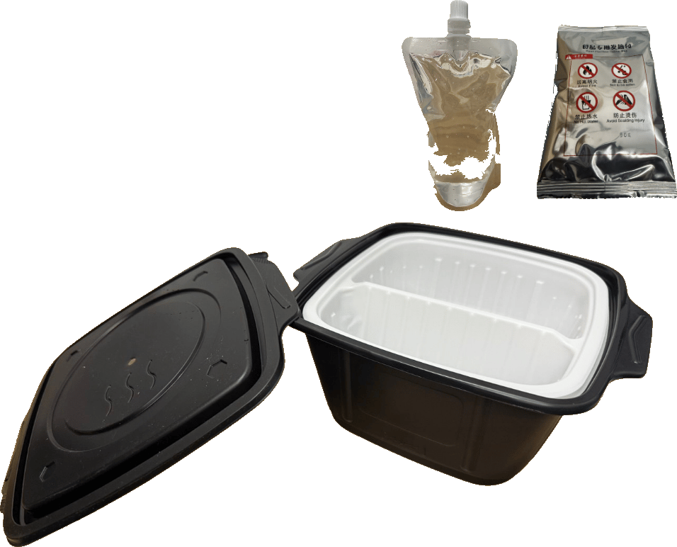 2-Compartment Self-Heating Bento Set · 1000ml